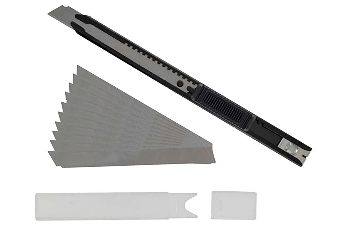Slim Snap-off knife & 10 blades